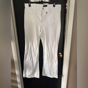 GAP Women's Flare White Jeans